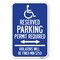 Signmission Modern Isa Symbol Connecticut Reserved Heavy-Gauge Aluminum Sign, 12" x 18", A-1218-24659 A-1218-24659 - alternate 1